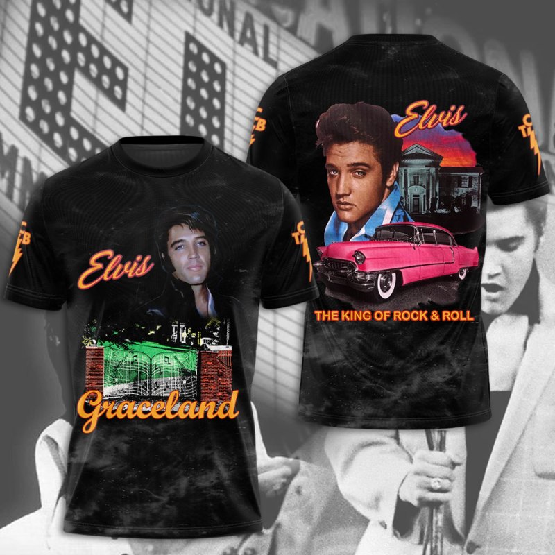 Elvis Presley T shirt GNE1486 Elvis Presley Combo 3D Apparels IFDDCLEC0458 Idea Fanatic