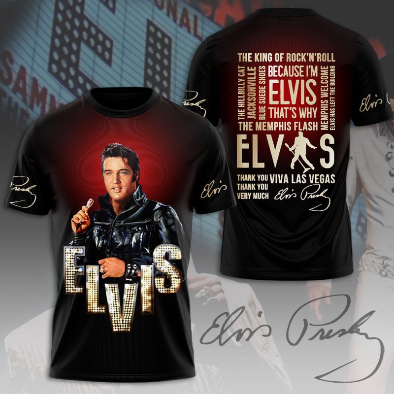 Elvis Presley T shirt Hoodie HOATT6690 Elvis Presley Combo 3D Apparels IFDDCLEC0416 Idea Fanatic