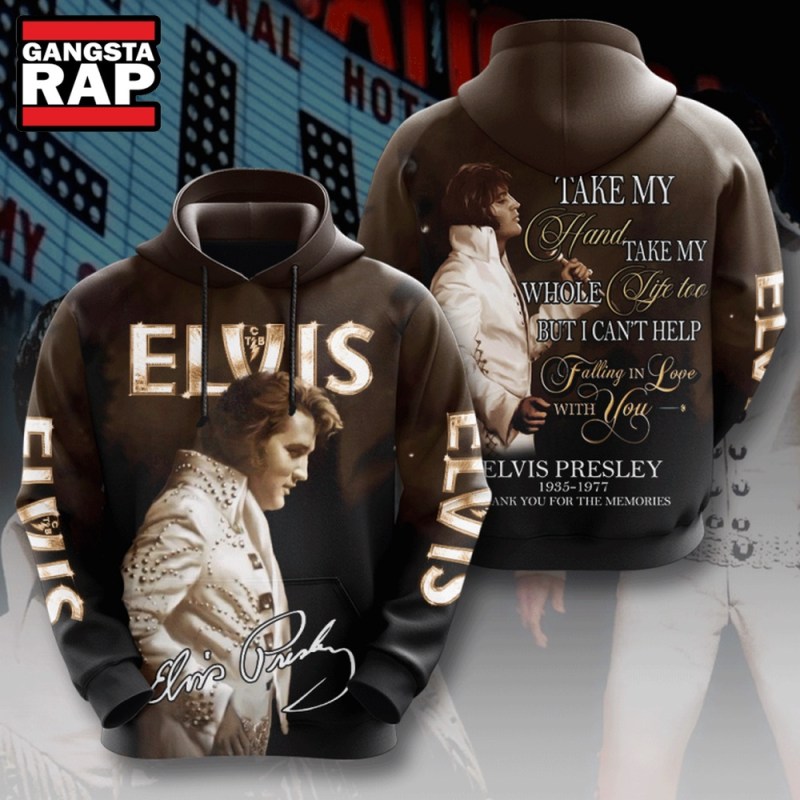 Elvis Presley Take My Hand 3D Hoodie Elvis Presley Take My Hand 3D Hoodie IFDDHD0126 Idea Fanatic