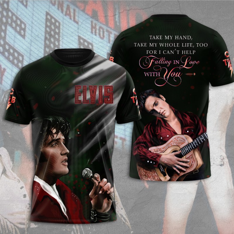 Elvis Presley Tshirt MAITM7959 Elvis Presley Combo 3D Apparels IFDDCLEC0490 Idea Fanatic