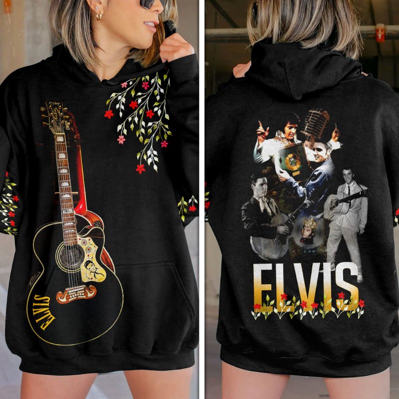 Elvis hoodie VANDH3500 Elvis Presley Combo 3D Apparels IFDDCLEC0448 Idea Fanatic