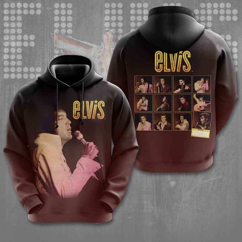 Elvis 3D Apparels VANDH3310 Hanh Hoodie Elvis Presley Combo 3D Apparels IFDDCLEC0518 Idea Fanatic