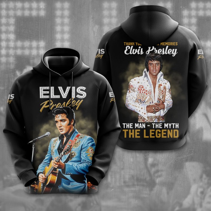 Elvis 3D Apparels VANDH3391 Hanh Hoodie Elvis Presley Combo 3D Apparels IFDDCLEC0494 Idea Fanatic