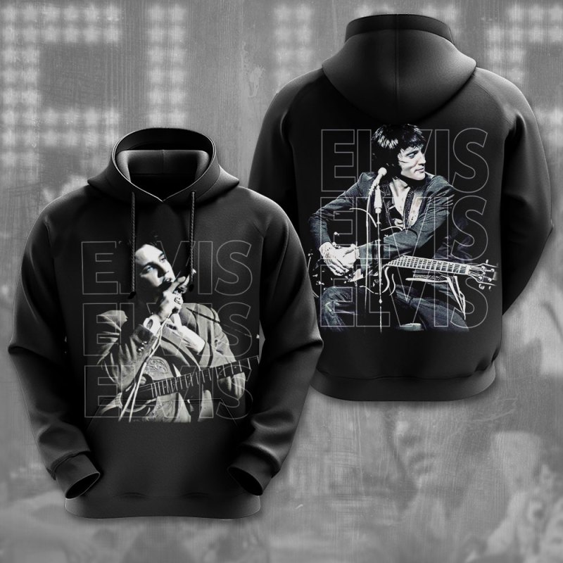 Elvis 3D Apparels VANDH3393 Hanh Hoodie Elvis Presley Combo 3D Apparels IFDDCLEC0493 Idea Fanatic