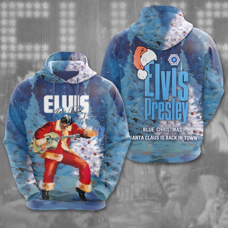 Elvis 3D Apparels VANDH3395 Hanh Hoodie Elvis Presley Christmas Combo 3D Apparels IFDDCLEC0446 Idea Fanatic