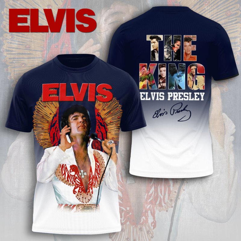 Elvis 3D Apparels VANDH3409 Hanh T shirt Elvis Presley Combo 3D Apparels IFDDCLEC0476 Idea Fanatic