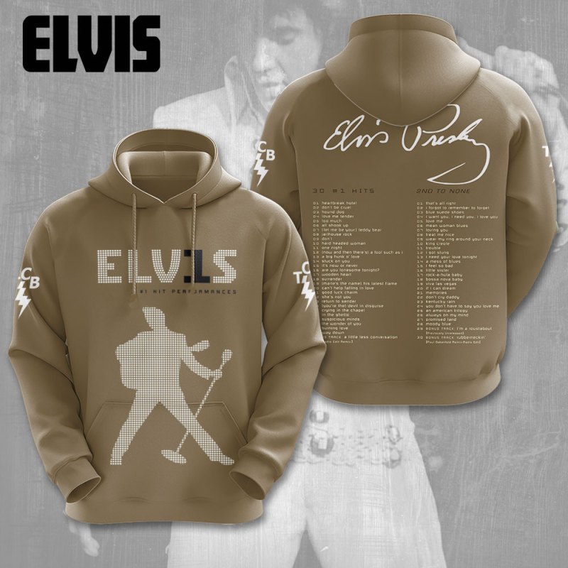 Elvis 3D Apparels VANDH3435 Hanh Hoodie Elvis Presley Combo 3D Apparels IFDDCLEC0470 Idea Fanatic