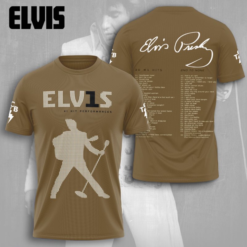 Elvis 3D Apparels VANDH3435 Hanh T shirt Elvis Presley Combo 3D Apparels IFDDCLEC0470 Idea Fanatic