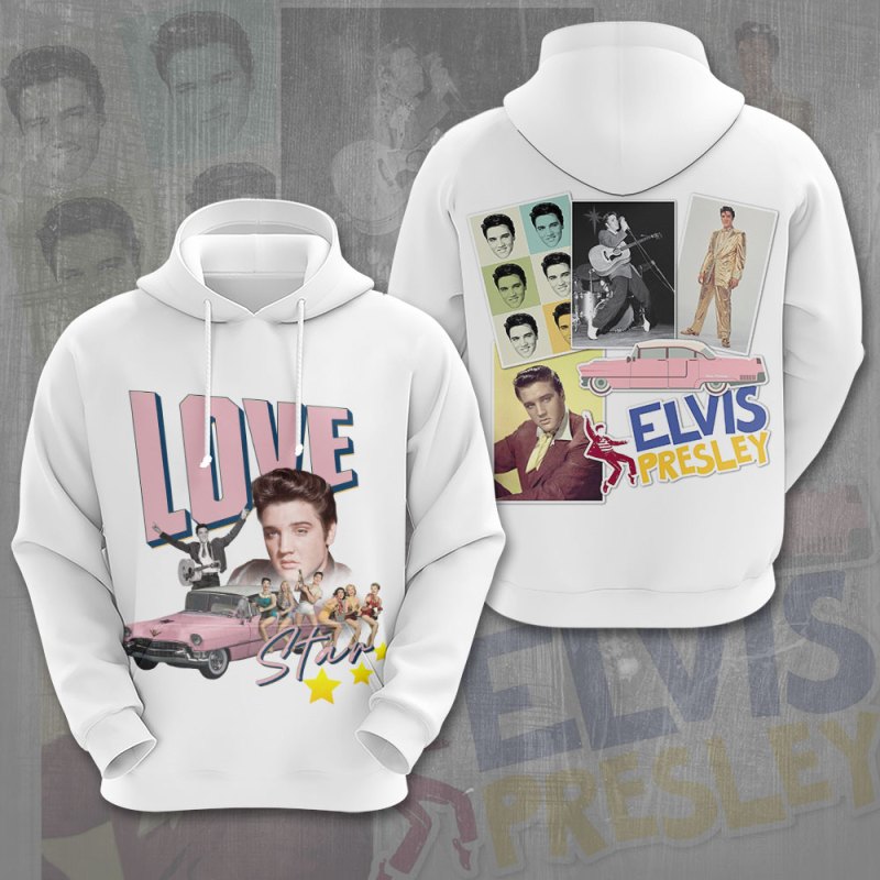 Elvis 3D Apparels VANDH3492 Hanh Hoodie Elvis Presley Combo 3D Apparels IFDDCLEC0454 Idea Fanatic