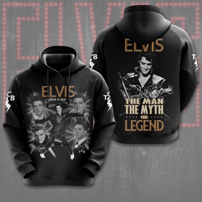 Elvis 3D Apparels VANDH3566 Hanh Hoodie Elvis Presley Combo 3D Apparels IFDDCLEC0440 Idea Fanatic