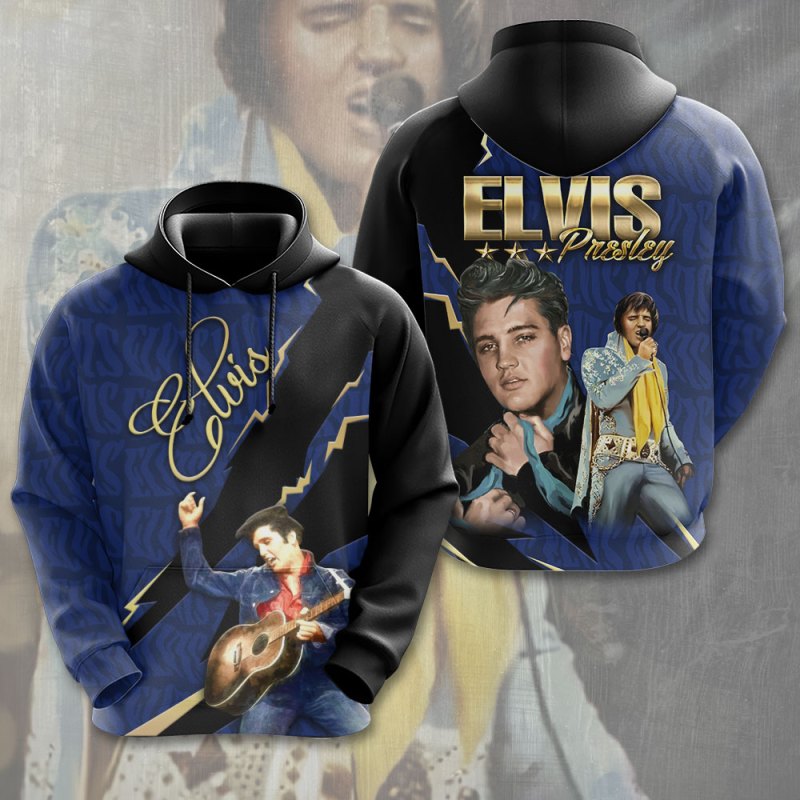 Elvis 3D Apparels VANDH3567 Hanh Hoodie Elvis Presley Combo 3D Apparels IFDDCLEC0439 Idea Fanatic