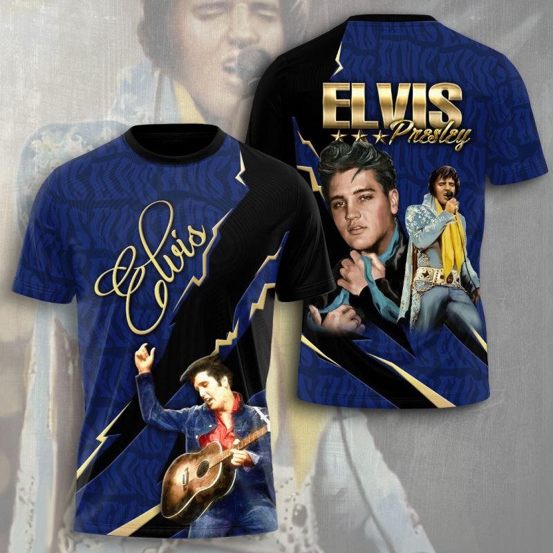 Elvis 3D Apparels VANDH3567 Hanh T shirt Elvis Presley Combo 3D Apparels IFDDCLEC0439 Idea Fanatic