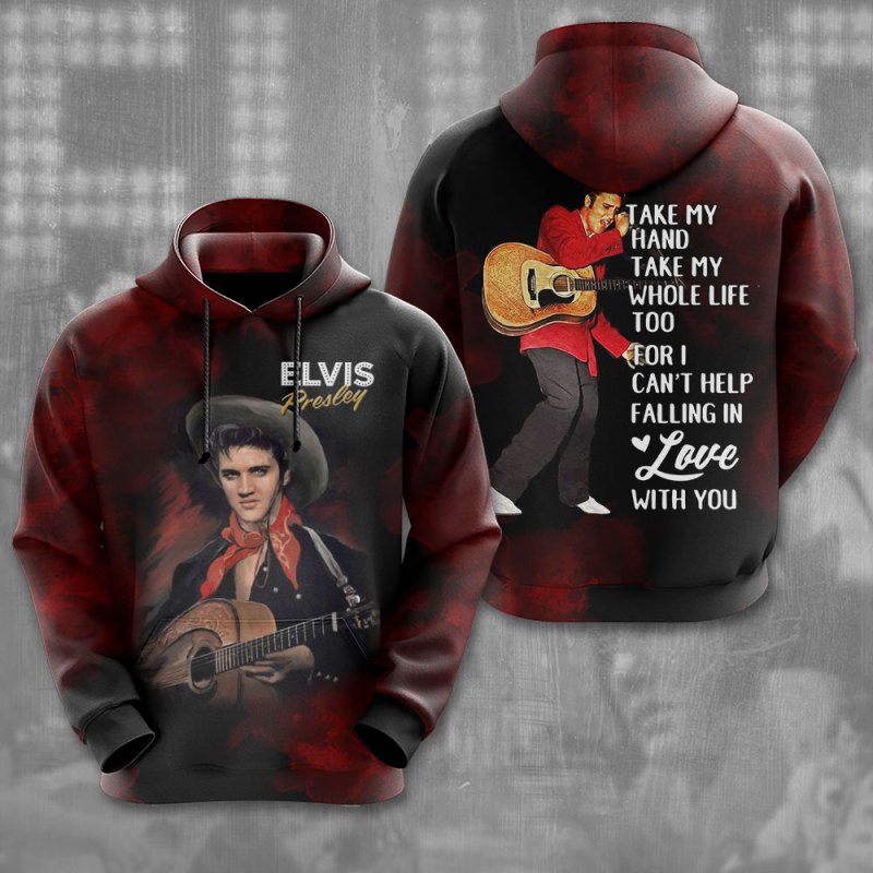 Elvis 3D Apparels VANDH3682 Hanh Hoodie Elvis Presley Combo 3D Apparels IFDDCLEC0430 Idea Fanatic