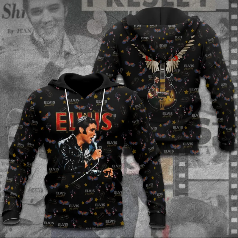 Elvis Presley Apparel TANTN8222 Hoodie Elvis Presley Combo 3D Apparels IFDDCLEC0475 Idea Fanatic