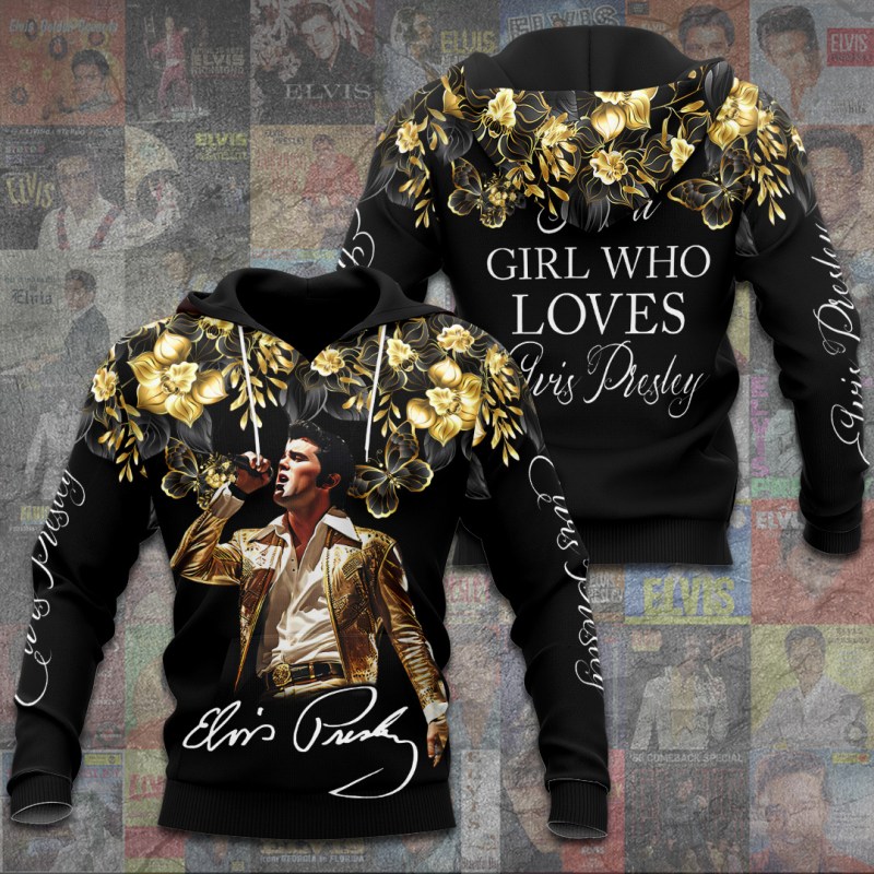 Elvis Presley Apparel TANTN8623 Hoodie Elvis Presley Combo 3D Apparels IFDDCLEC0429 Idea Fanatic