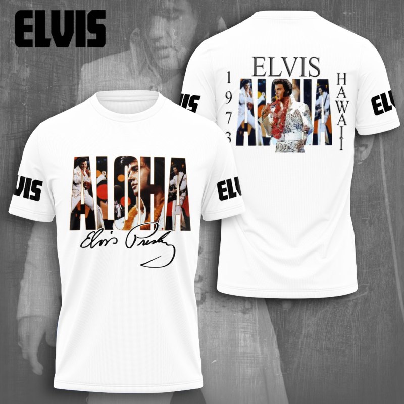 Elvis Presley Apparels GNE1432 Hanh T shirt Elvis Presley Combo 3D Apparels IFDDCLEC0469 Idea Fanatic