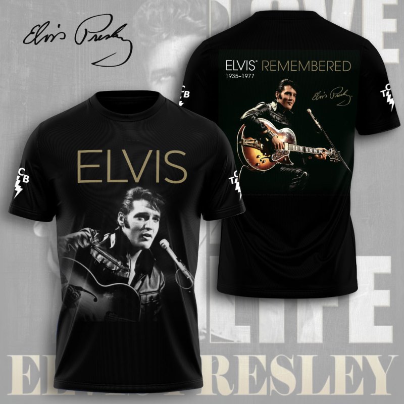 Elvis Presley Apparels GNE1436 Hanh T shirt Elvis Presley Combo 3D Apparels IFDDCLEC0466 Idea Fanatic