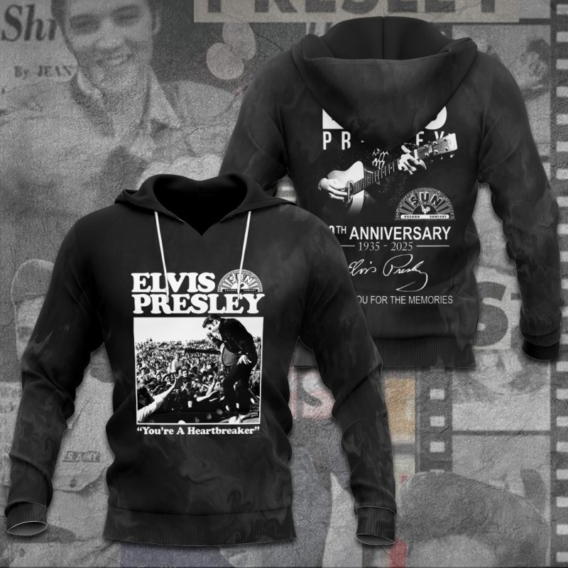 Elvis Presley Apparels GNE1531 Hoodie Elvis Presley Combo 3D Apparels IFDDCLEC0450 Idea Fanatic