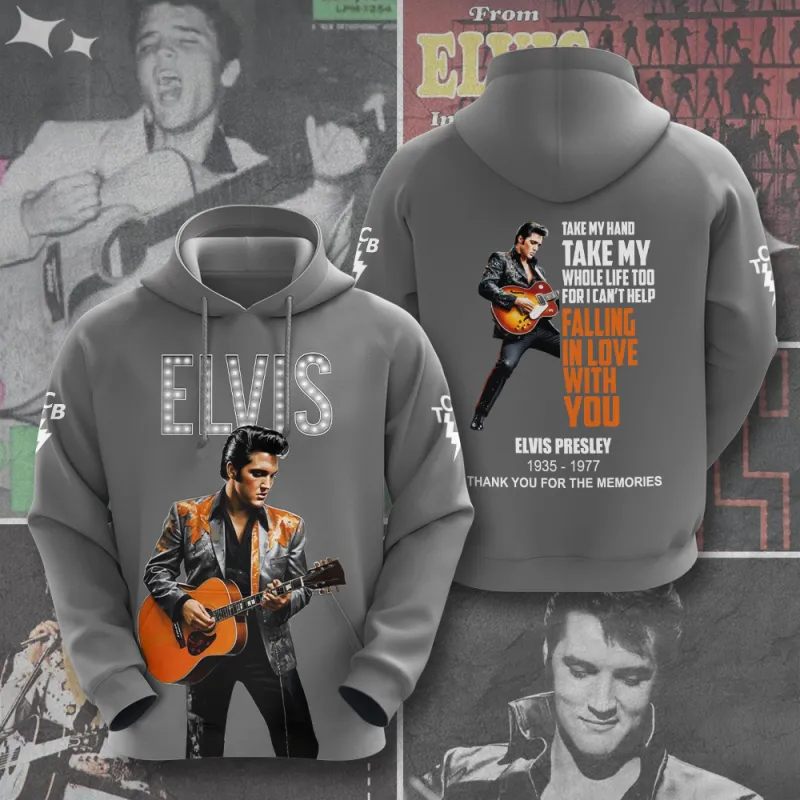 Elvis Presley Hoodie HOATT6214 Elvis Presley Combo 3D Apparels IFDDCLEC0471 Idea Fanatic