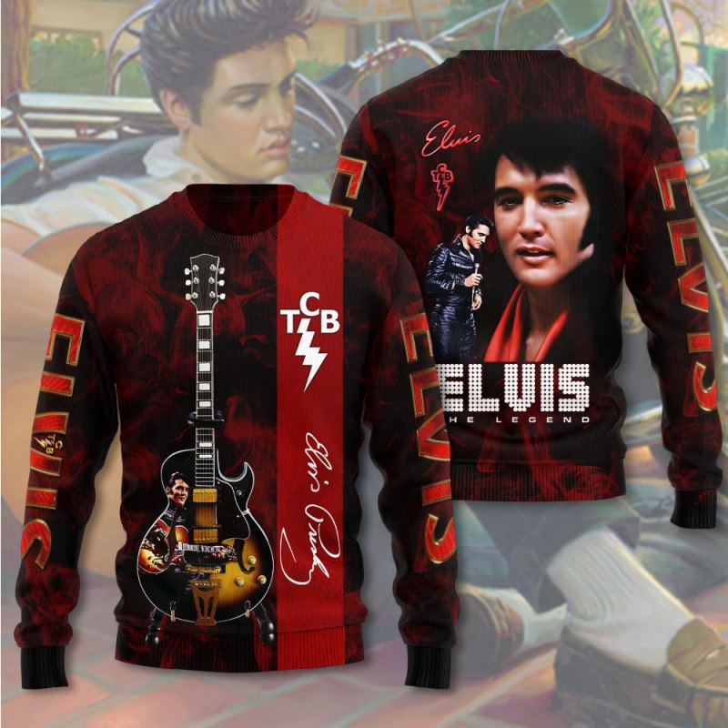 Elvis Presley Sweater HOATT5923 Yuna Elvis Presley Combo 3D Apparels IFDDCLEC0517 Idea Fanatic