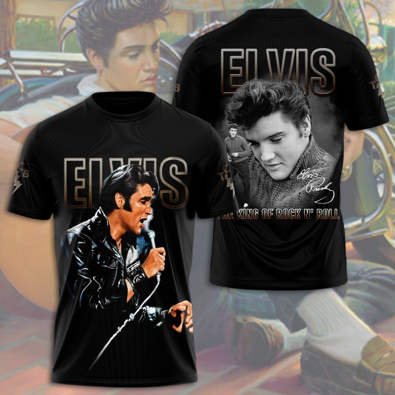 Elvis Presley T shirt HOATT5945 Yuna Elvis Presley Combo 3D Apparels IFDDCLEC0512 Idea Fanatic