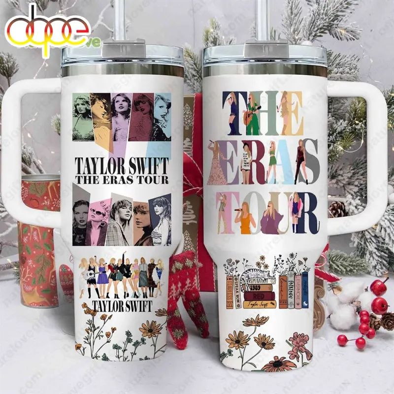 Eras Tour 40oz Tumbler Taylor Swift Stanley Quencher with Handle Eras Tour 40oz Tumbler Taylor Swift Stanley Quencher with Handle IDF168706 Idea Fanatic