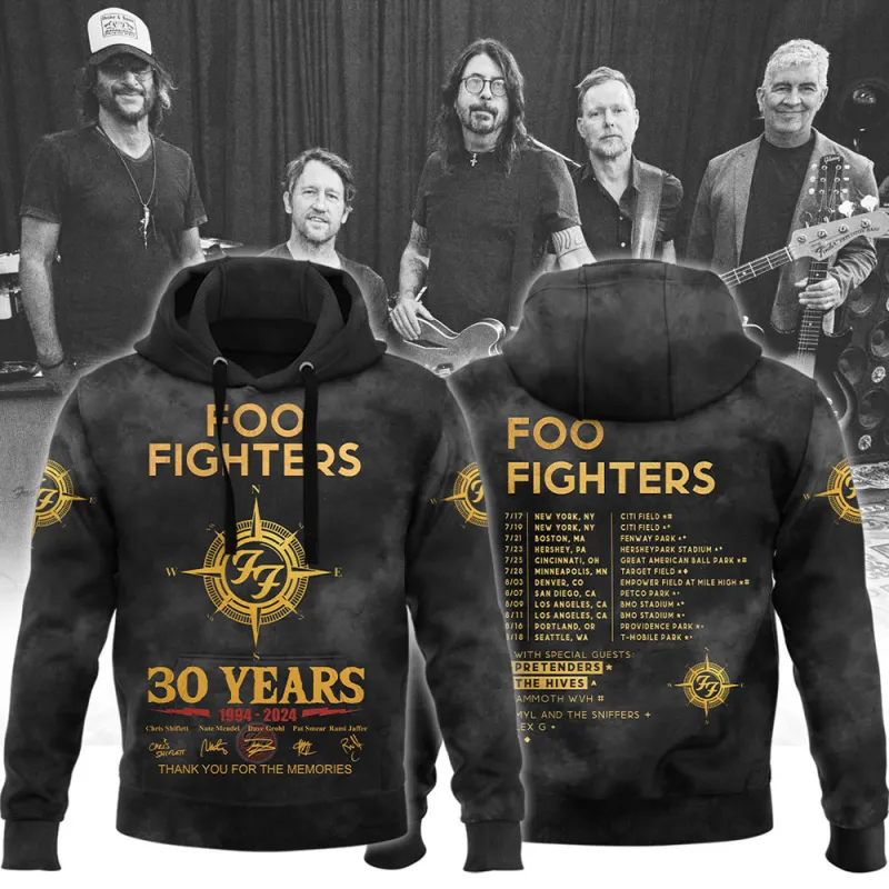 FF280324LNQ15VKH mk hd FOO FIGHTERS Everything or Nothing 2024 North American Stadium Tour Hoodie Shirt IDF894074 Idea Fanatic