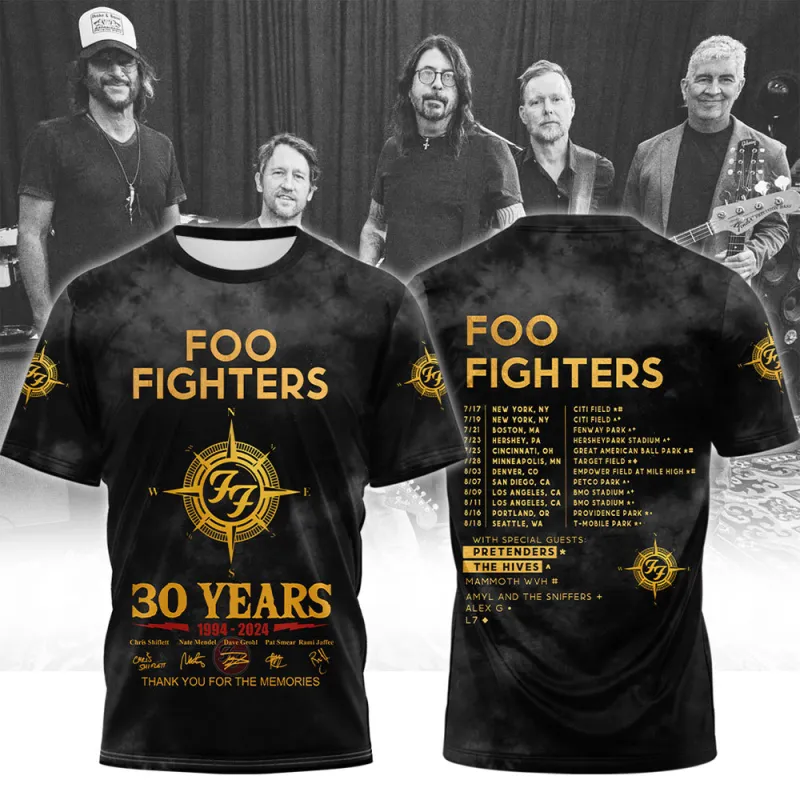 FF280324LNQ15VKH mk ts FOO FIGHTERS Everything or Nothing 2024 North American Stadium Tour Hoodie Shirt IDF894074 Idea Fanatic