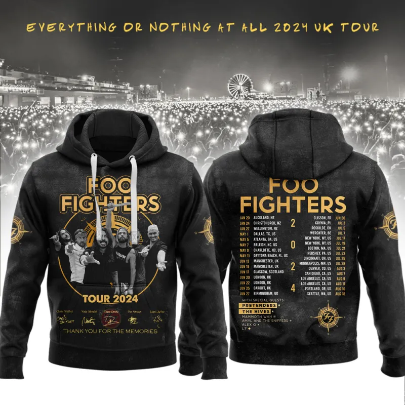 FF280324LNQ16TTT MK2 FOO FIGHTERS Everything or Nothing 2024 North American Stadium Tour Hoodie Shirt IDF894079 Idea Fanatic