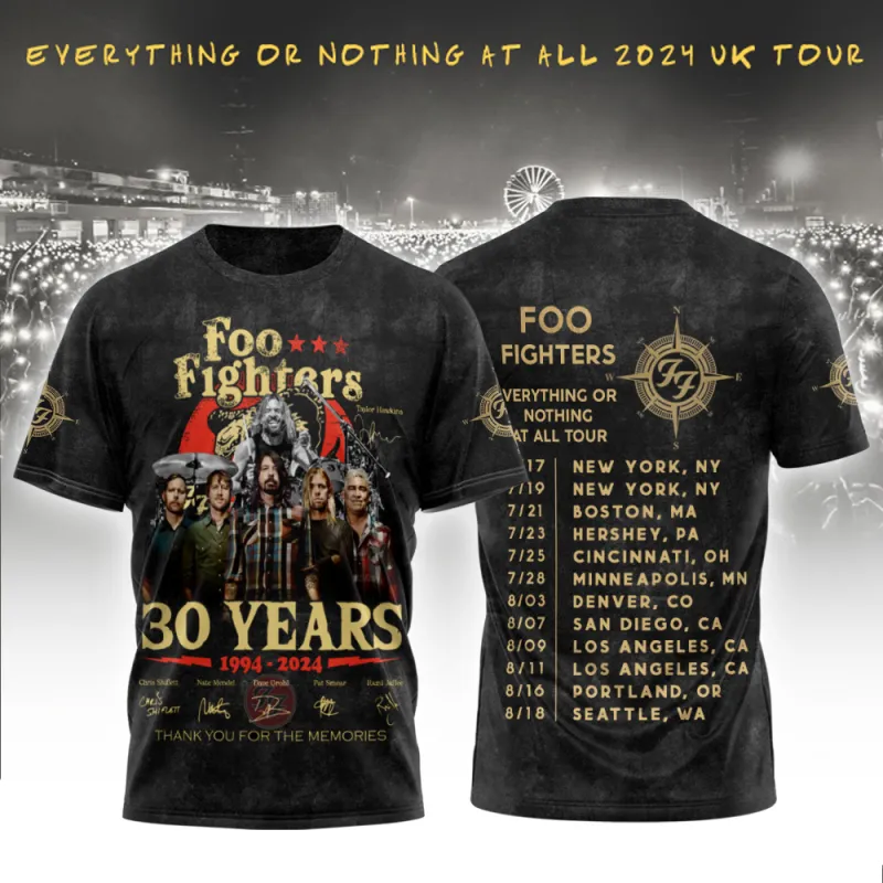 FF280324LNQ17TTT mk1 FOO FIGHTERS Everything or Nothing At All 2024 Hoodie Shirt IDF894046 Idea Fanatic