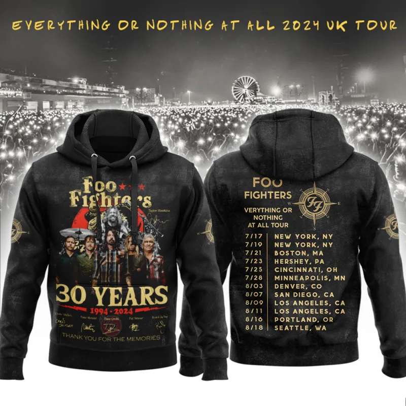 FF280324LNQ17TTT mk2 FOO FIGHTERS Everything or Nothing At All 2024 Hoodie Shirt IDF894046 Idea Fanatic