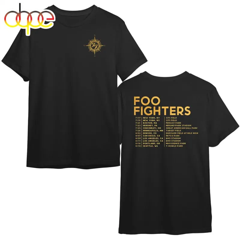 Foo Fighters 2024 Us Everything Or Nothing At All Tour T Shirt Foo Fighters 2024 Us Everything Or Nothing At All Tour T-Shirt IDF174874 Idea Fanatic