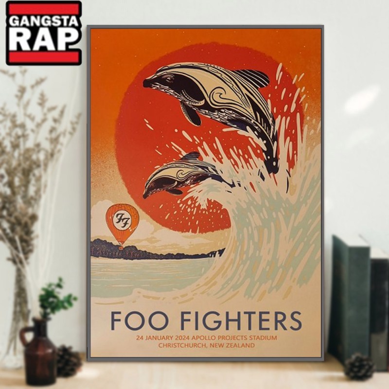 Foo Fighters Live at Apollo Projects Stadium 2024 Poster Canvas Art Foo Fighters Live at Apollo Projects Stadium 2024 Poster Canvas Art IDFCWA0090 Idea Fanatic