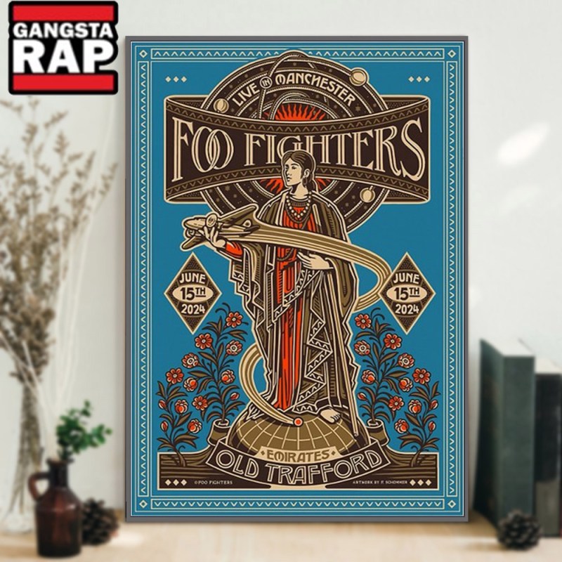 Foo Fighters Show At Emirates Old Trafford On June 2024 Poster Canvas Art Foo Fighters Show At Emirates Old Trafford On June 2024 Poster Canvas Art IDFCWA0087 Idea Fanatic