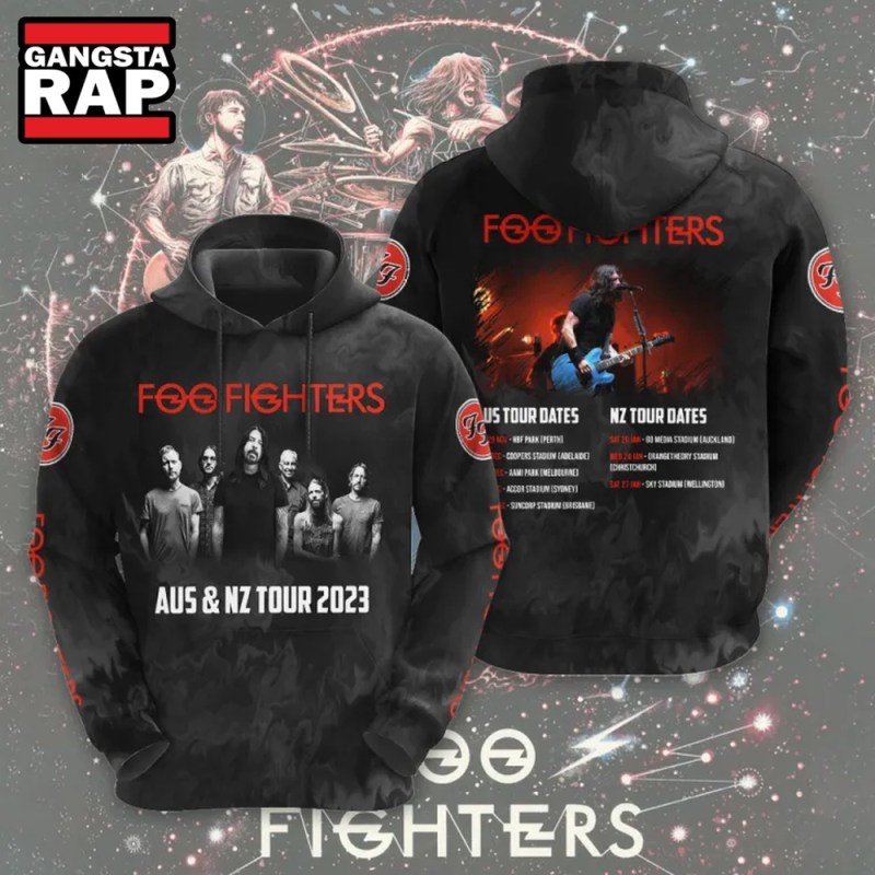 Foo Fighters US Tour Dates 3D Hoodie Foo Fighters US Tour Dates 3D Hoodie IFDDHD0167 Idea Fanatic