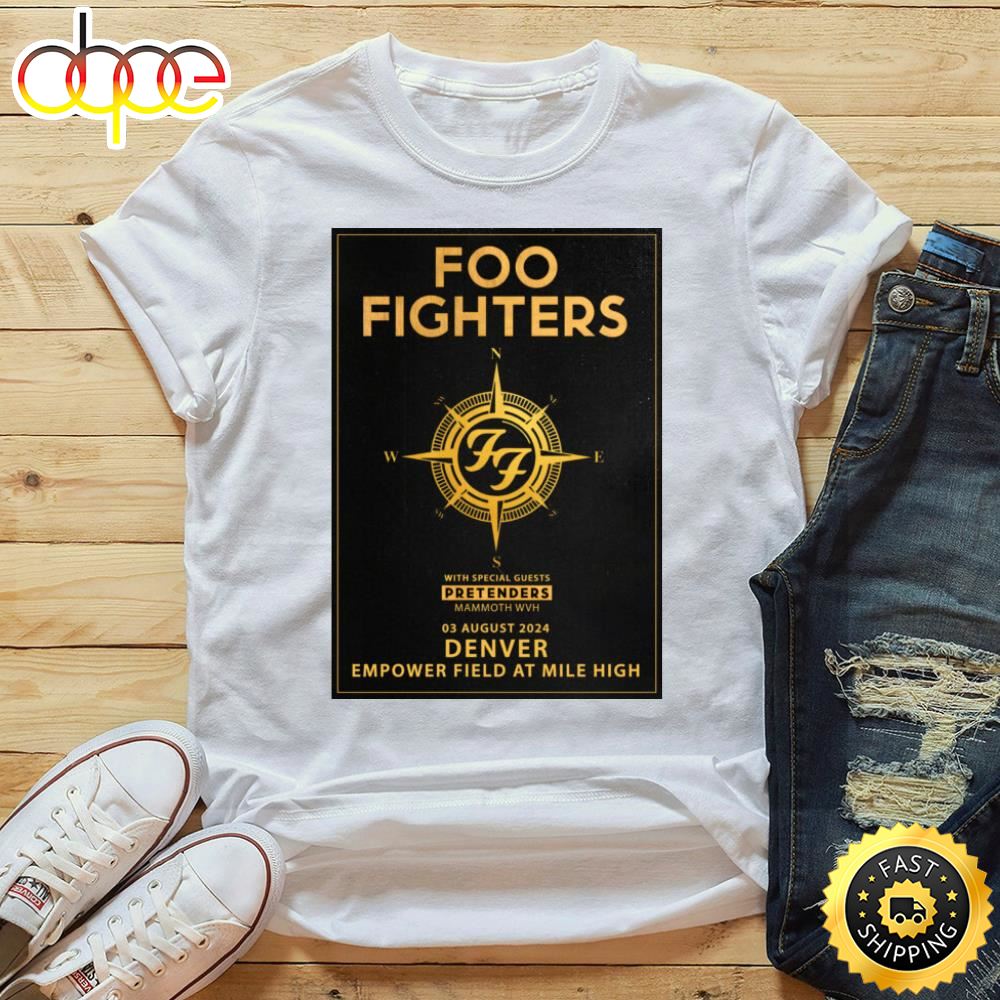 Foo Fighters Everything Or Nothing 2024 North American Stadium T-Shirt IDF155549 Idea Fanatic