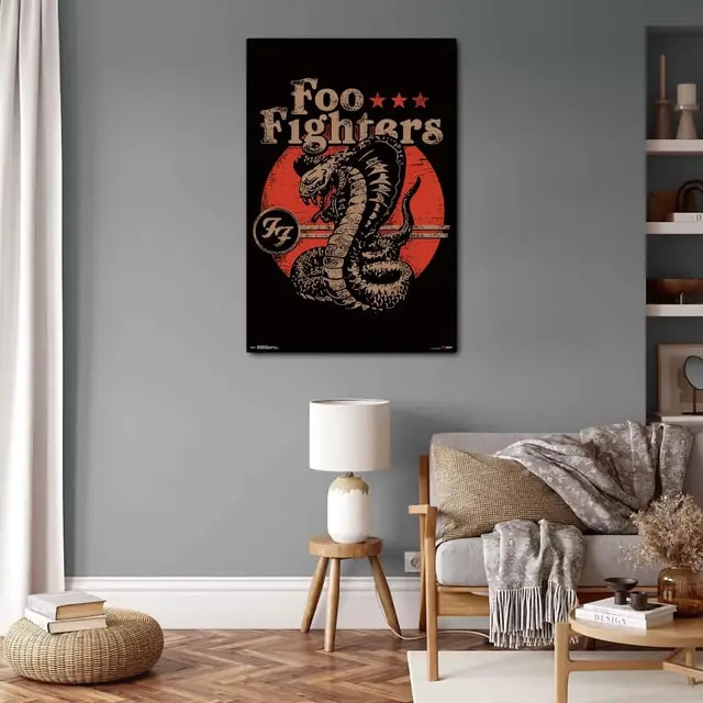 Foo Fighters Poster Decorative Painting Canvas Poster IDF155618 Idea Fanatic