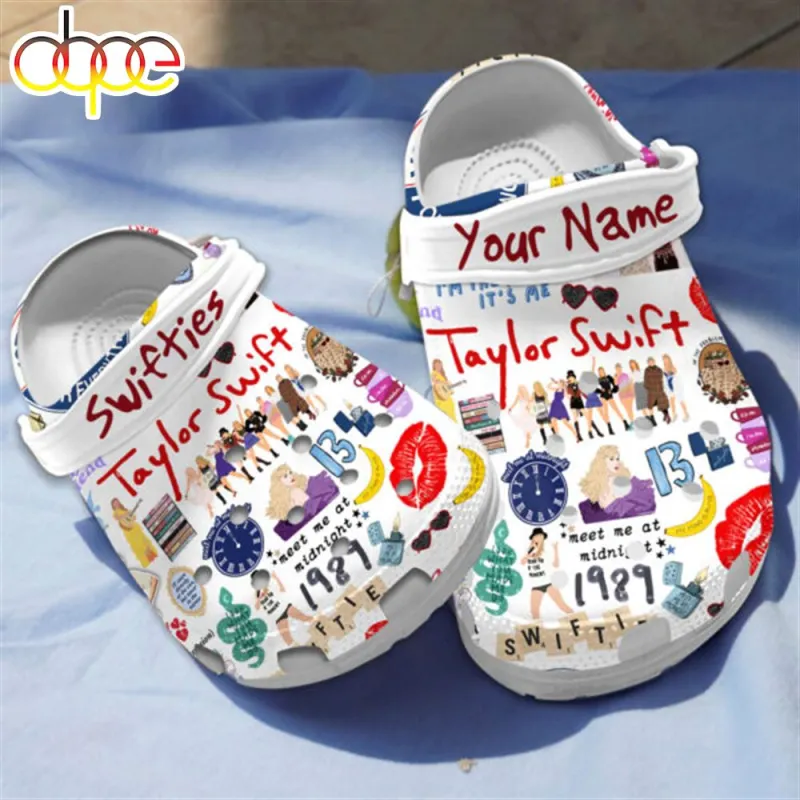 Fuzzy And Lightweight Taylor Swift Music Clogs Shoes Cute Gift for Swiftie Taylor Swift Music Limited Clogs IDF178363 Idea Fanatic