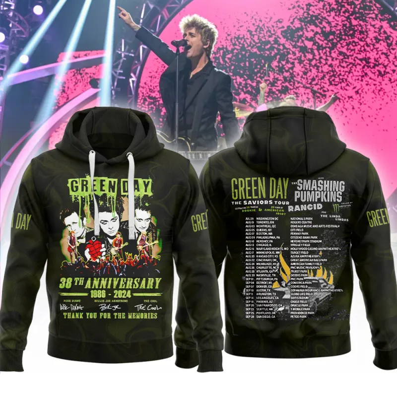 GD040424LNQ11TTT mk2 Green Day The Saviors Tour 2024 Hoodie Shirt GD040424LNQ11TTT Idea Fanatic