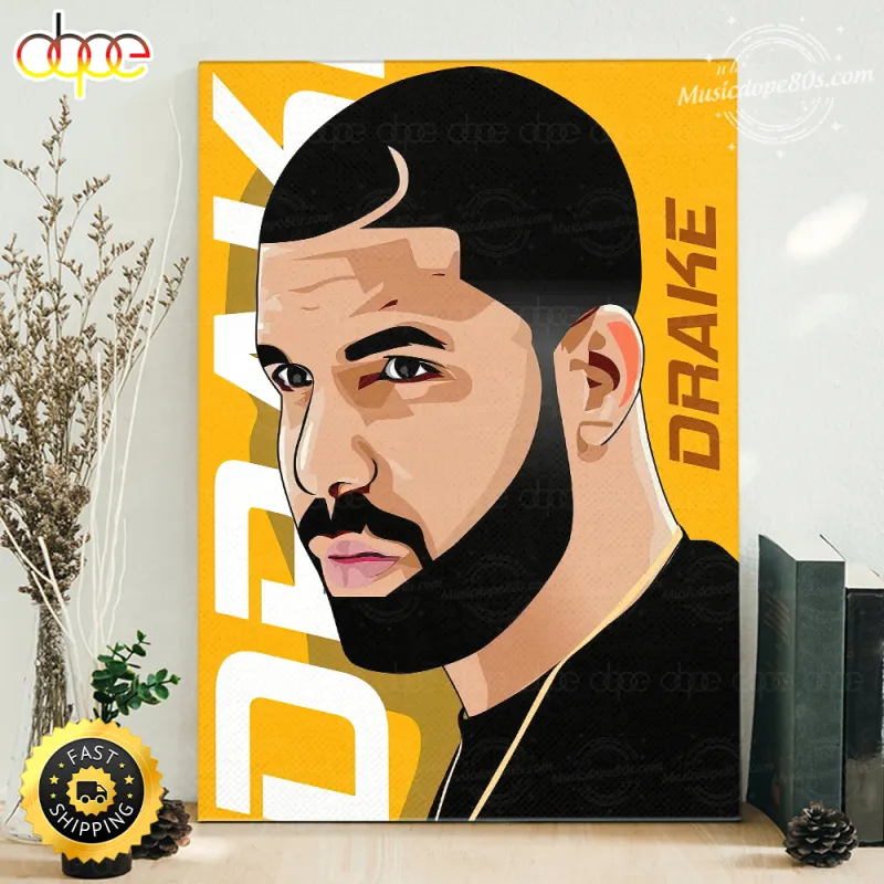 GT7LyZp1 000000.a 1 Hip hop Artist Drake Poster Poster Canvas IDF82268 Idea Fanatic