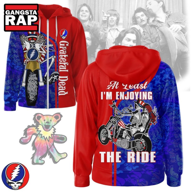 Grateful Dead At Least Im Enjoying The Ride Hoodie Grateful Dead Hoodie Grateful Dead At Least I'm Enjoying The Ride Hoodie, Grateful Dead Hoodie IFDDHD0228 Idea Fanatic