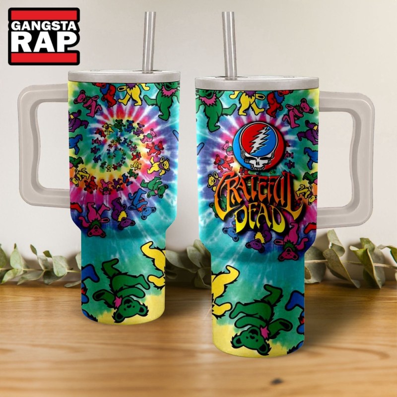 Grateful Dead Band Music Stanley Tumbler 40oz Grateful Dead Band Music Stanley Tumbler 40oz IFDD40OZ0012 Idea Fanatic