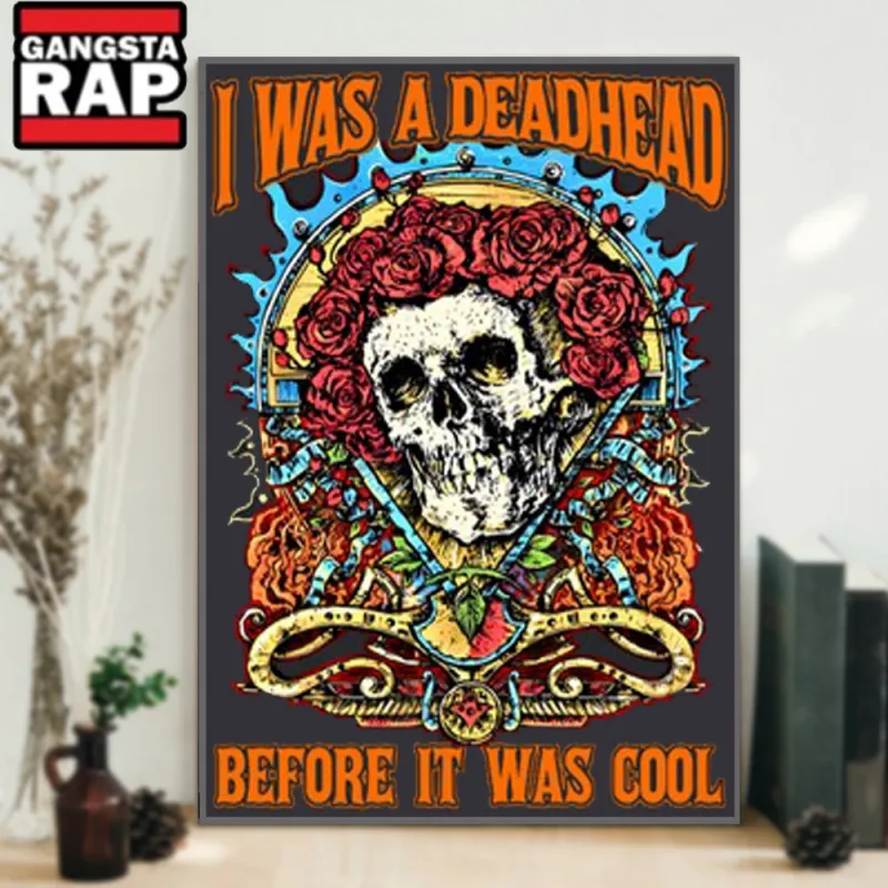 Grateful Dead It Was A Deadhead Poster Canvas Art Grateful Dead It Was A Deadhead Poster Canvas Art IDFCWA0023 Idea Fanatic