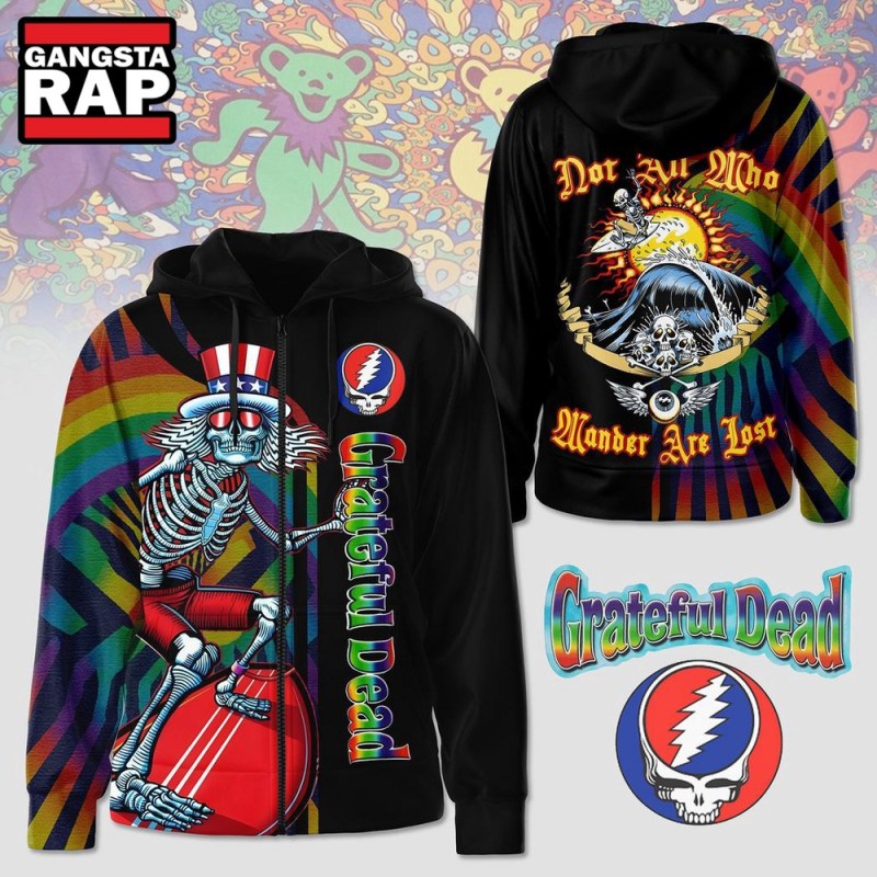 Grateful Dead Not All Who Wander Are Lost Hoodie Grateful Dead Hoodie Grateful Dead Not All Who Wander Are Lost Hoodie IFDDHD0226 Idea Fanatic