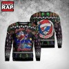 Grateful Dead Rock Band Santa Claus Ugly Christmas Sweater Grateful Dead Rock Band Santa Claus Ugly Christmas Sweater IFDDUSW0019 Idea Fanatic