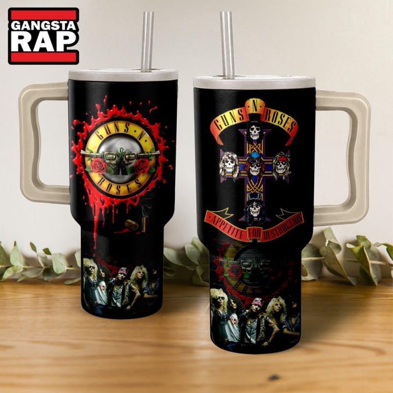 Guns N Roses Music Graphics Stanley Tumbler 40oz Guns N' Roses Music Graphics Stanley Tumbler 40oz IFDD40OZ0022 Idea Fanatic