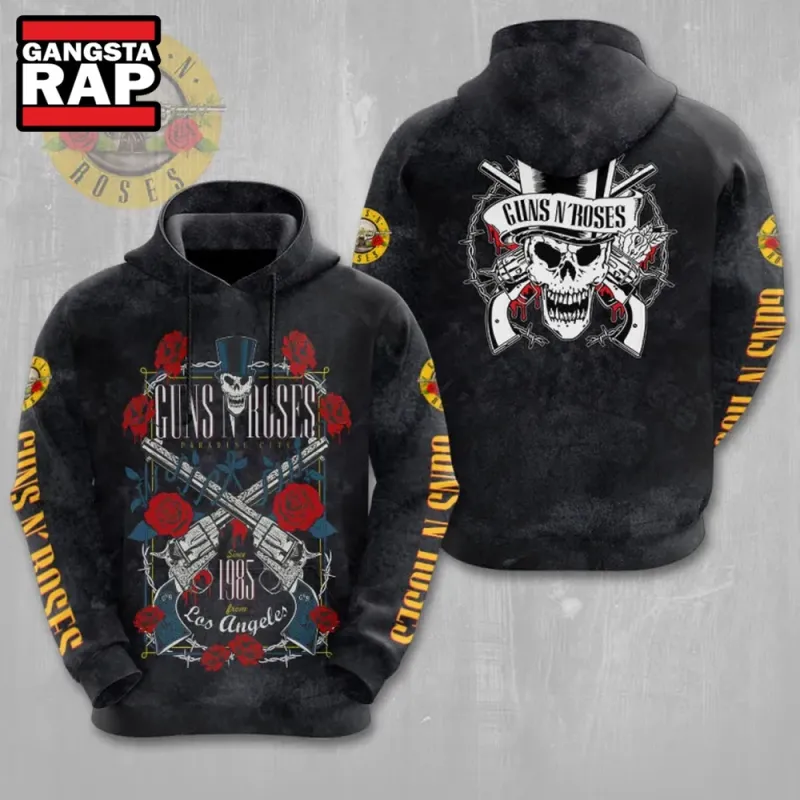 Guns N Roses Since 1985 From Los Angeles Hoodie Guns N’ Roses Since 1985 From Los Angeles Hoodie IFDDHD0161 Idea Fanatic