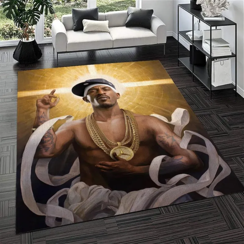 Hip hop 90s Legend Rakim Rug Carpet Hip-hop 90s Legend Rakim Rug Carpet IFDDRRUG0008 Idea Fanatic