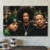 Ice Cube Snoop Dogg Dr Dre Hip hop 90s Art Poster Canvas Ice Cube, Snoop Dogg & Dr. Dre Hip hop 90s Art Poster Canvas IDFCWA0214 Idea Fanatic