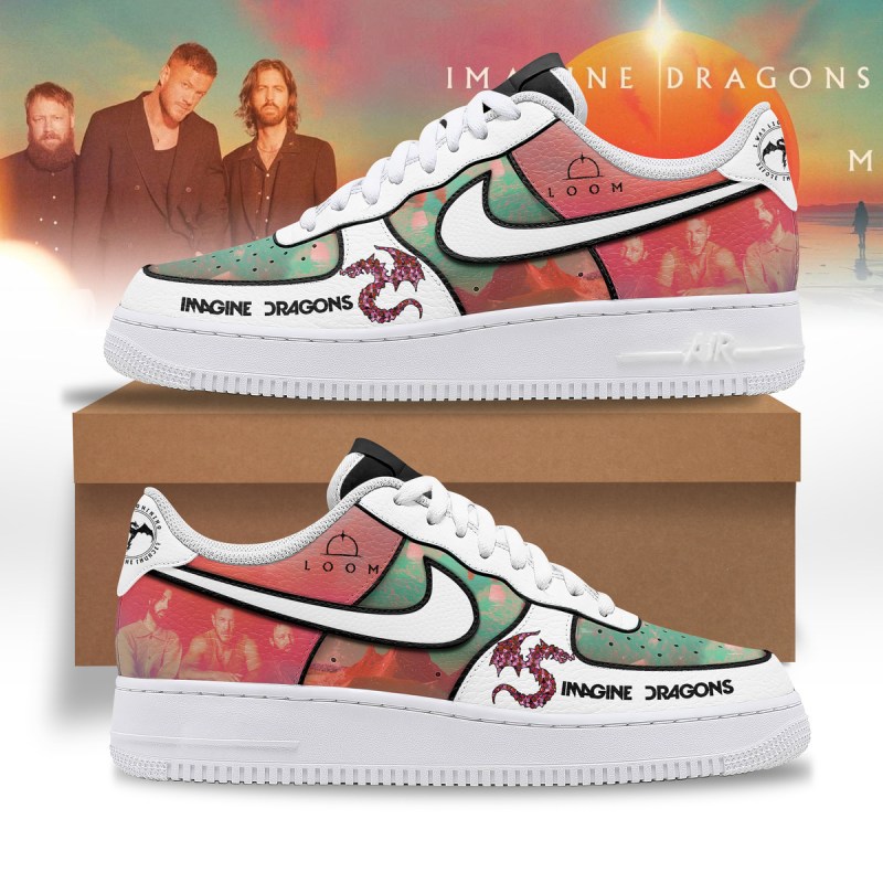 Imagine Dragons Imagine Dragons Premium AF1 Sneakers IFDDAF10105 Idea Fanatic